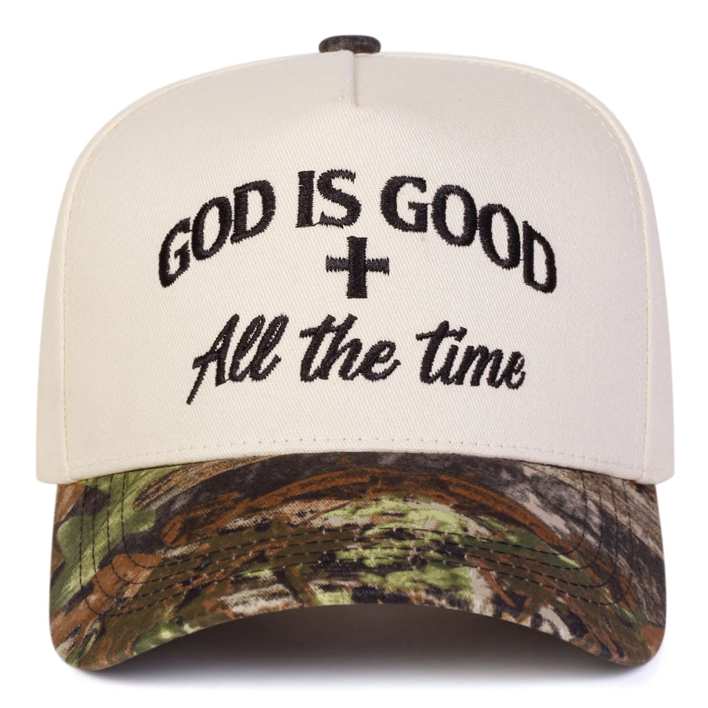 God Is Good Embroidered Baseball Cap