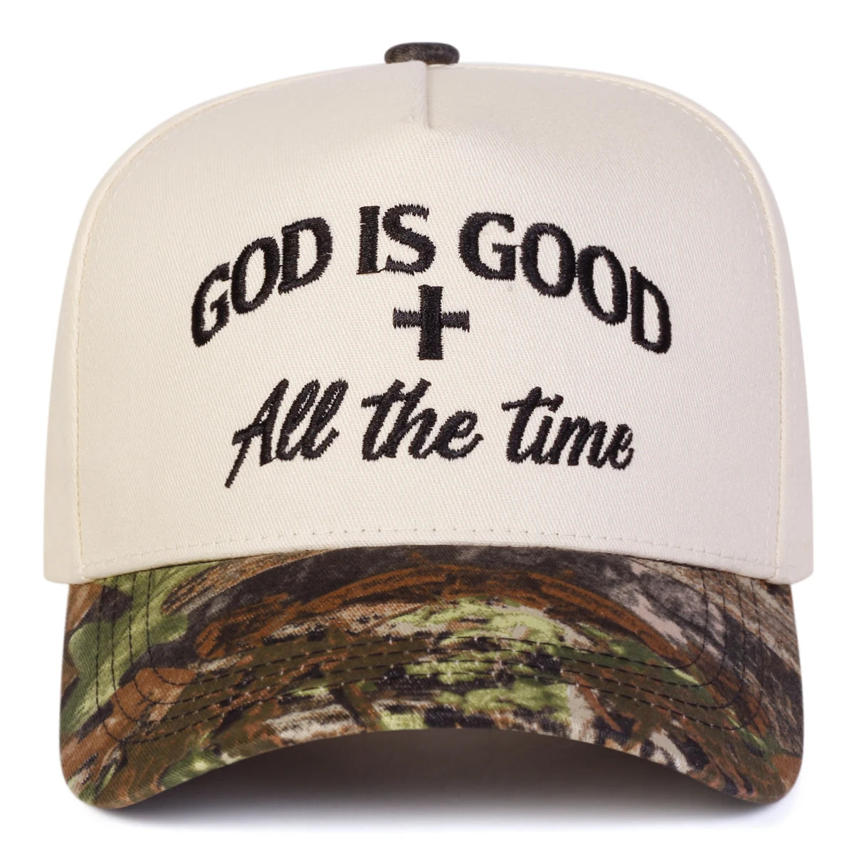 God Is Good Embroidered Baseball Cap