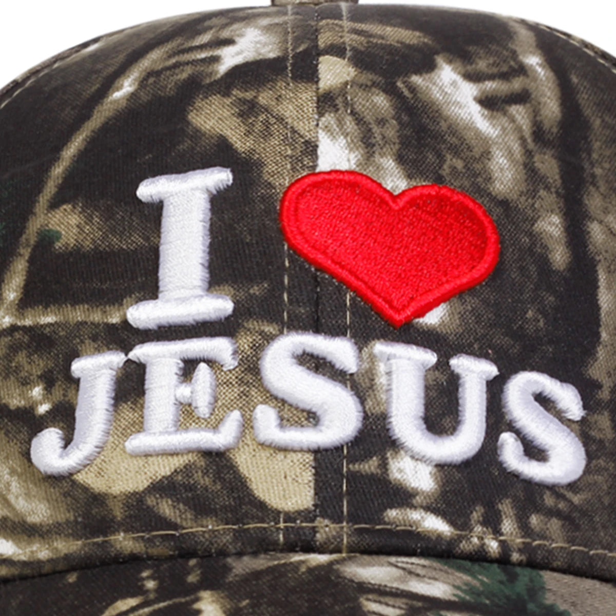 I Love Jesus Embroidered Baseball Cap