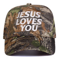 Jesus Loves You Embroidered Baseball Cap