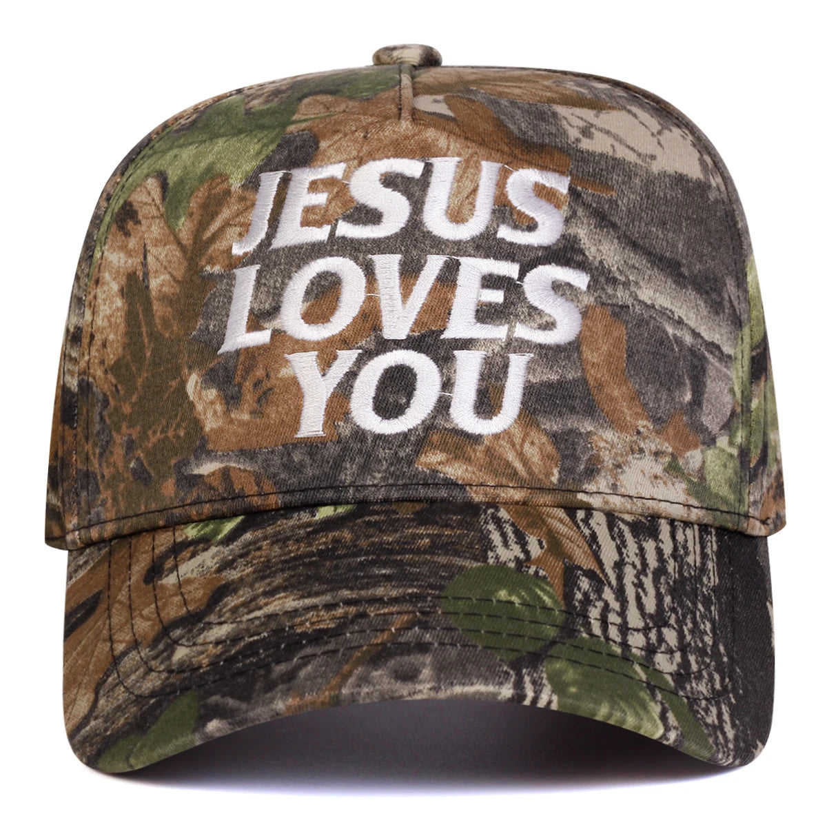 Jesus Loves You Embroidered Baseball Cap