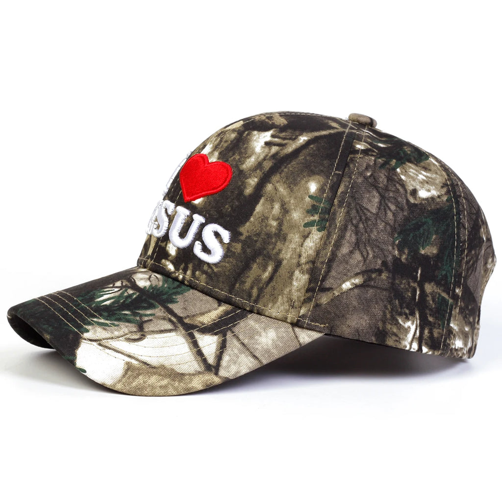 I Love Jesus Embroidered Baseball Cap